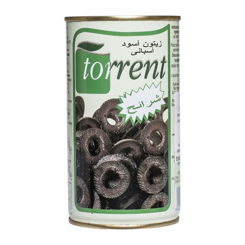 SLICED BLACK OLIVE 350G (#58823)