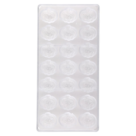 HALLOWEEN PUMPKIN POLYCARBONATE CHOCOLATE MOULD (#58929)