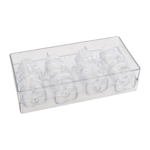 3D SANTA POLYCARBONATE CHOCOLATE MOULD (#58936)