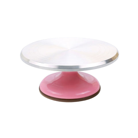ALUMINUM ALLOY PINK TURNTABLE 309X135MM SN4170 (#58941)