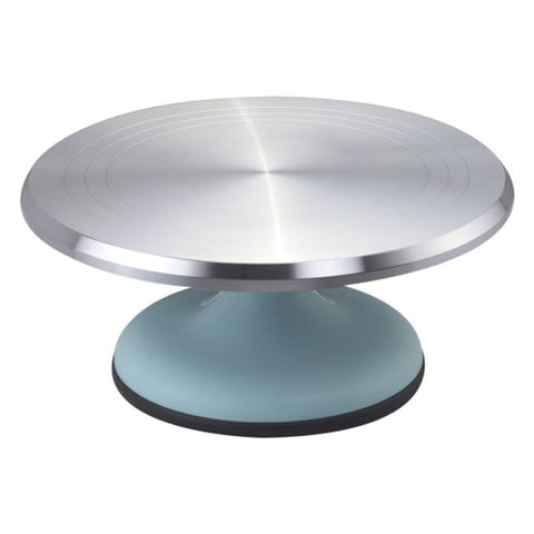 ALUMINUM ALLOY POWDER BLUE TURNTABLE 309X135MM SN4171 (#58942)