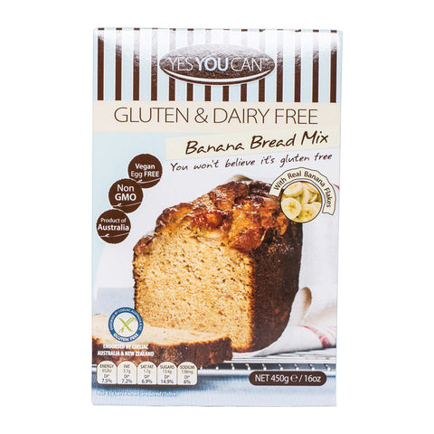 GLUTEN FREE BANANA BREAD MIX 450G (#58980)