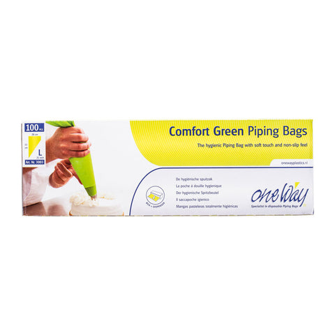 DISPOSABLE PIPING BAG GREEN COLOR 21" (#59012)