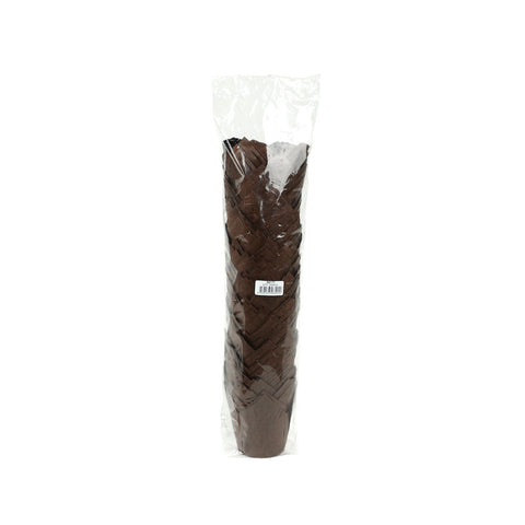 BAKING CASE TULIP 15X15CM BROWN 200PC (#59177)