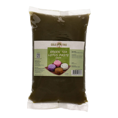 MOONCAKE PASTE GREEN TEA LOTUS 1KG (#59214)