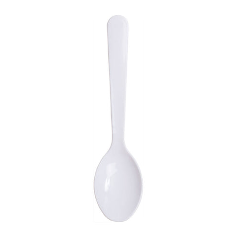 SPOON DESSERT ROUND WHTE 105MM 60PCS (#59246)