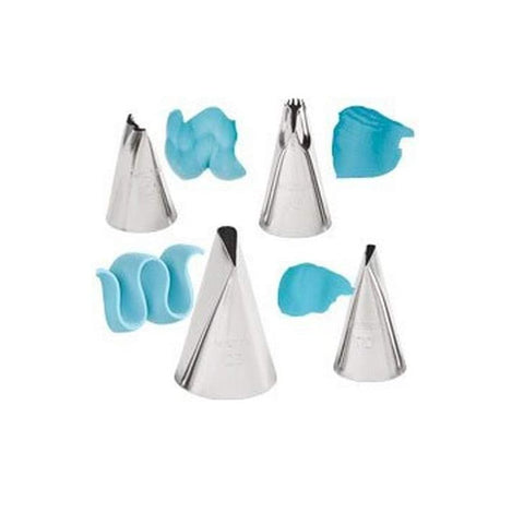 PIPING TIP SET RUFFLES 418-4568 4SET (#59892)