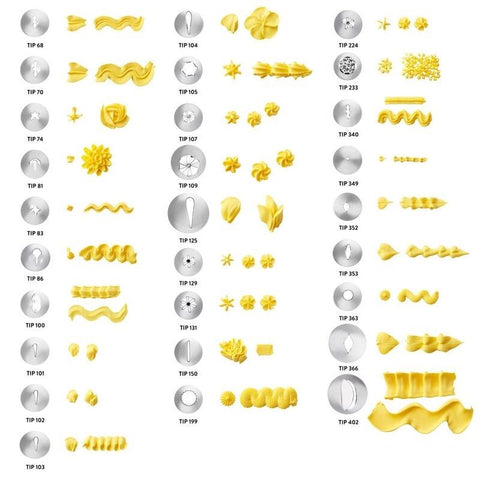 PIPING TIP MASTER SET 55PCS 2104-0240 55PCS (#59938)