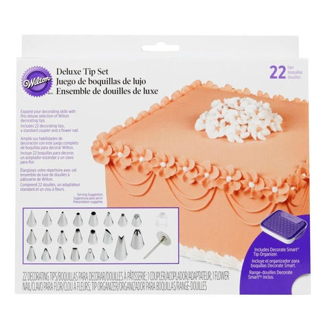 DELUXE PIPING TIPS SET (22PCS) 22PCS (#59939)