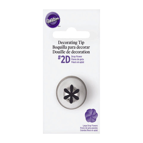 CARDED PIPING TIP DROP FLOWER #2D 418-2004 (#59946)