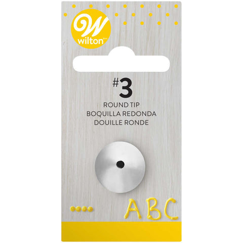 CARDED PIPING TIP ROUND #3 418-3 (#59950)