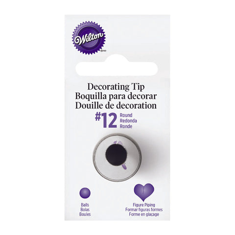 PIPING TIP ROUND #12 CARDED (#59954)