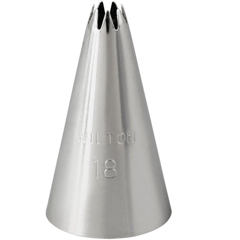 CARDED PIPING TIP OPEN STAR #18 418-18 (#59957)