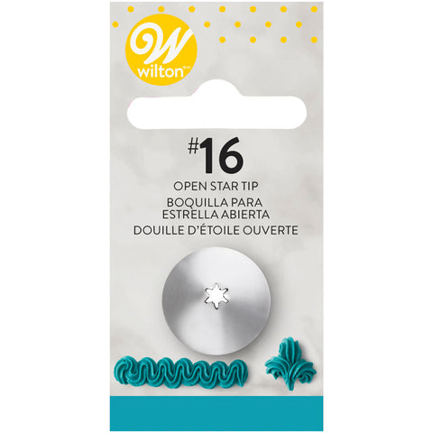 CARDED PIPING TIP OPEN STAR #16 418-16 (#59962)