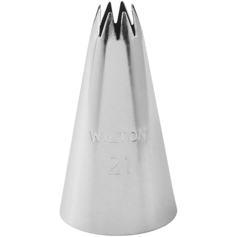 PIPING TIP OPEN STAR #21 CARDED (#59963)