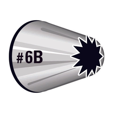 PIPING TIP OPEN STAR #6B CARDED (#59964)