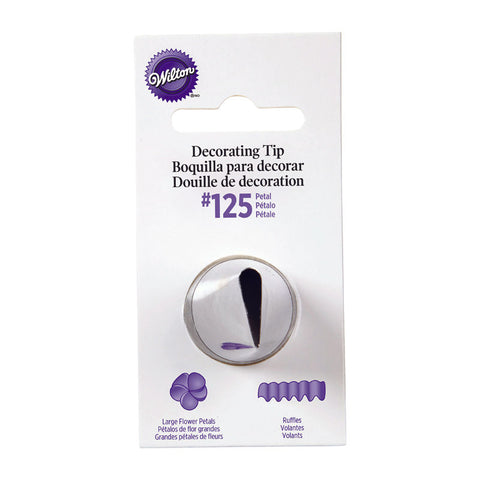 CARDED PIPING TIP LARGE PETAL #125 418-125 (#59972)