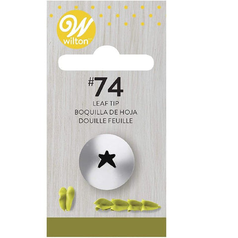 CARDED PIPING TIP LEAF #74 418-74 (#59975)