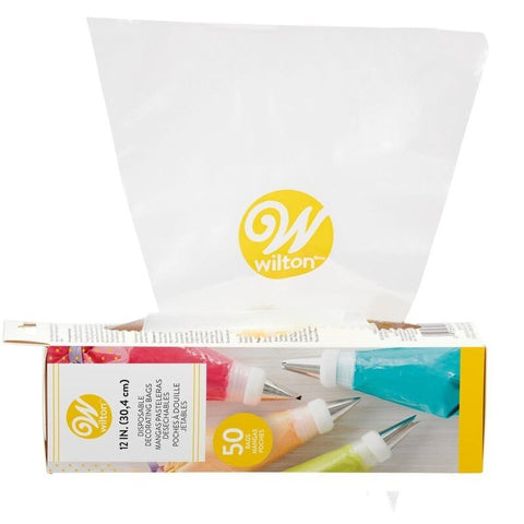 DISPOSABLE PIPING BAG 50PCS 2104-1273 (#59991)