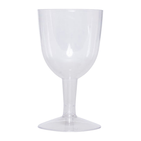 PLASTIC WINE CUP 175ML 6PC (#60083)