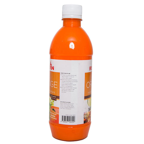 ORANGE FLAVOURED CONCENTRATE 500ML (#601)