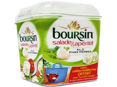 BOURSIN CUBES CHEESE 120G (#114871)