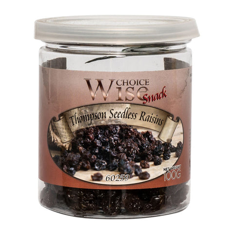 DRIED SEEDLESS RAISINS 100G (#60259)