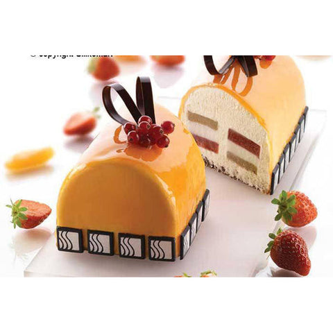 SILICON MOULD INSERT BUCHE/1 22X6H5CM 27.226.87.0060 (#60281)