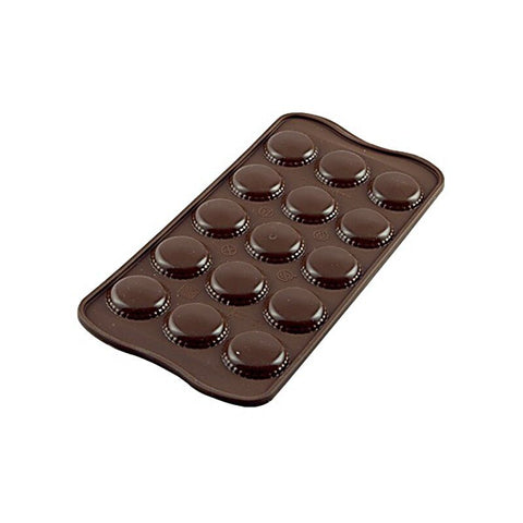 EASY CHOCOLATE SILICON MOULD MACARON (#60510)
