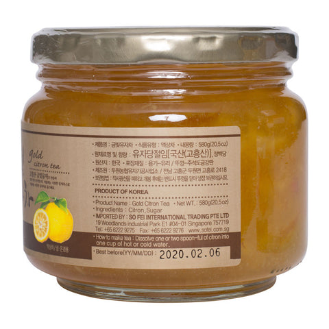 GOLD CITRON TEA 580G (#60592)