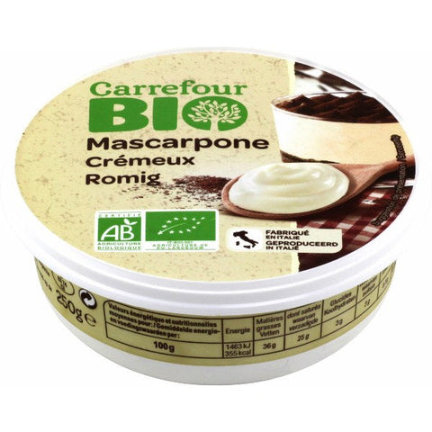 ORG CREAMY MASCARPONE CHEESE 250G (#116248)