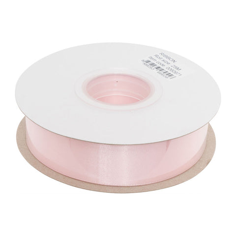 RIBBON SATIN LIGHT PINK 25MMX25M (#60971)