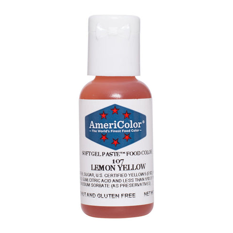 SOFTGEL COLOR PASTE LEMON YELLOW 0.75OZ (#61217)