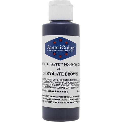 SOFTGEL COLOR PASTE CHOCOLATE BROWN 4.5OZ (#61224)