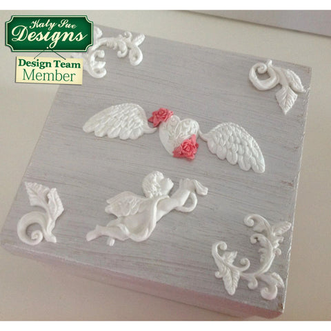 ELEGANT HEART SILICONE MOULD CE3 (#61496)