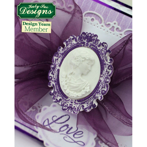 OVAL CAMEO & OVAL FRAME SILICONE MOULD CE10 (#61498)