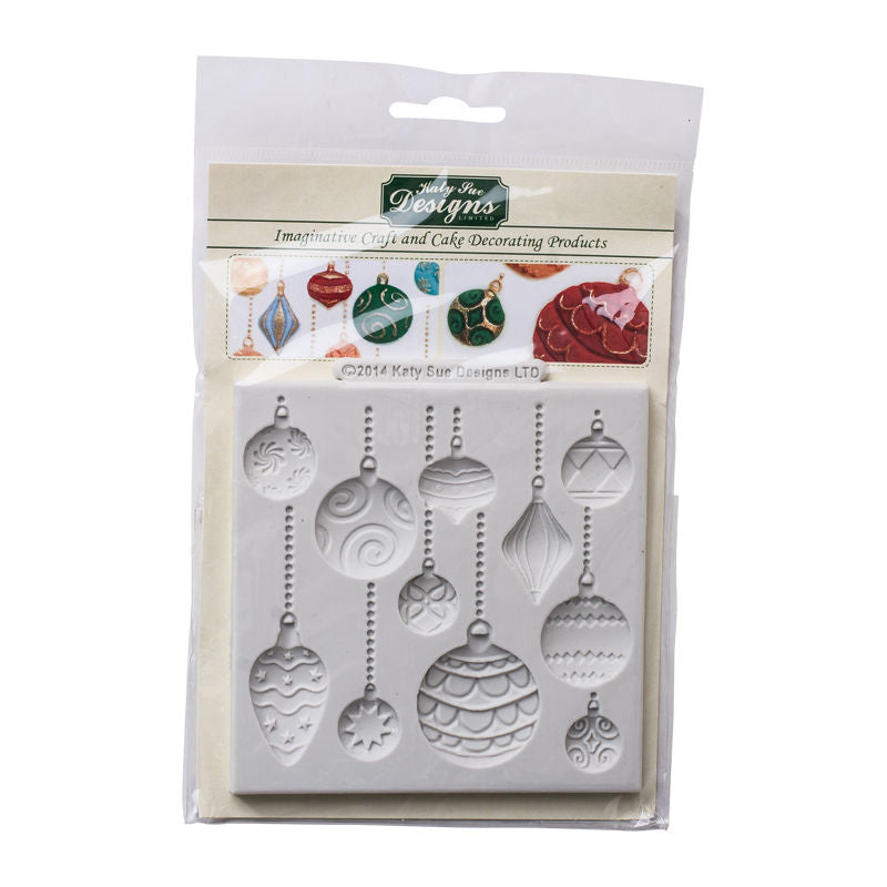 XMAS BAUBLES SILICONE MOULD CE0020 (