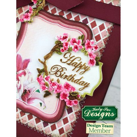 HAPPY BIRTHDAY PLAQUE SILICONE MOULD CP0005 (#61508)