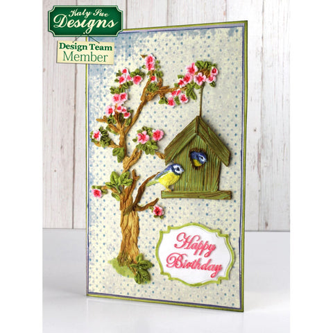 HAPPY BIRTHDAY PLAQUE SILICONE MOULD CP0005 (#61508)