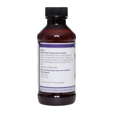 EMULSION FLAVOR CREAM CHEESE 0745 4OZ (#61638)