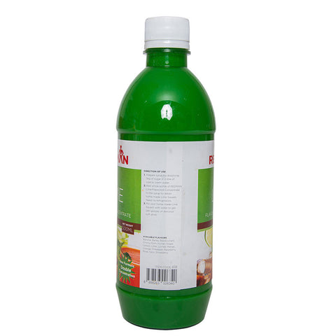 LIME FLAVOURED CONCENTRATE 500ML (#618)