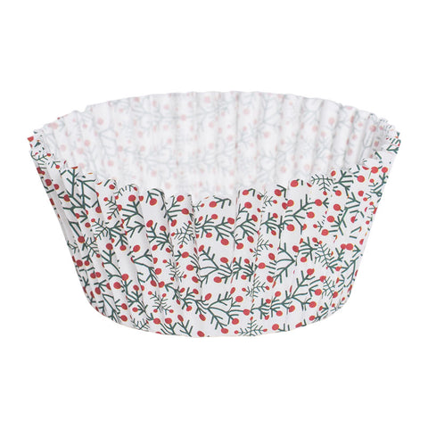 GREASEPROOF BAKING CASE 110MM REDBERRIES 500PCS (#62074)