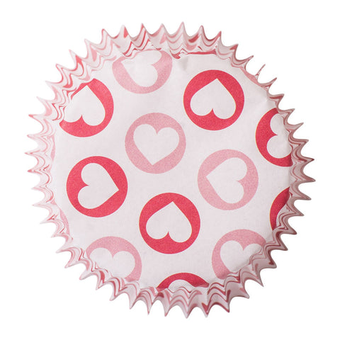 GREASEPROOF BAKING CASE 120MM HEART 500PCS (#62088)