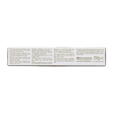 PASTA LASAGNE GLUTEN FREE 250G (#62118)