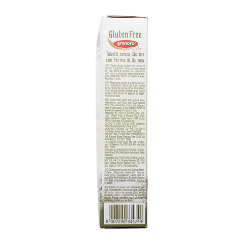 PASTA TUBETTI GLUTEN FREE 400G (#62121)