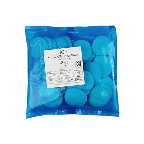 IQF 18G SLICE MOZZARELLA CHEESE 500G (#62130)