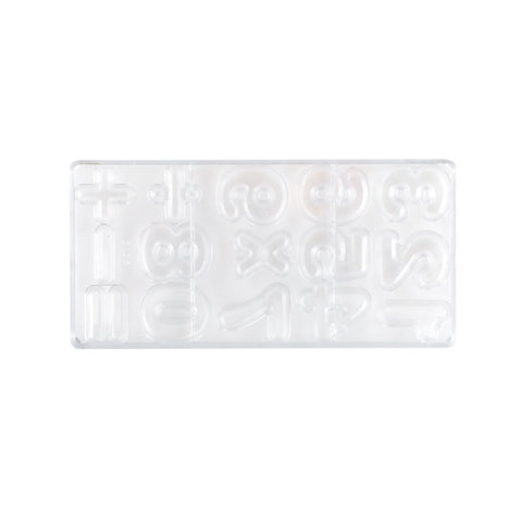 MOULD CHOCOLATE NUMERIC & SIGN 2139 (#62296)