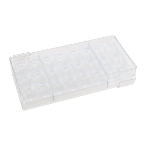 MOULD CHOCOLATE XMAS BALL BAUBLE DIA 3CM 2168AB (#62301)