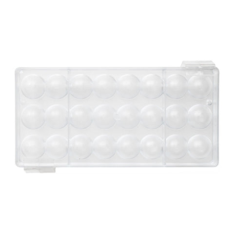 MOULD CHOCOLATE XMAS BALL BAUBLE DIA 3CM 2168AB (#62301)