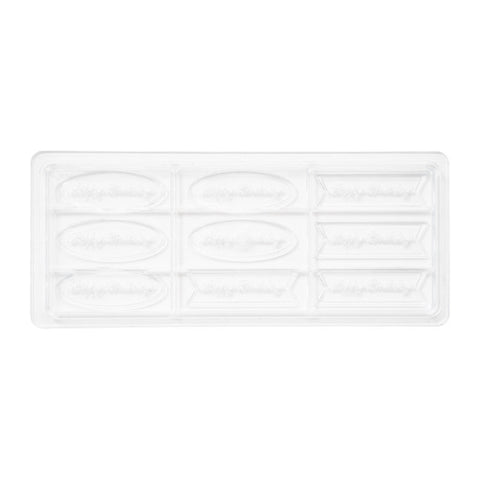 MOULD CHOCOLATE HAPPY BIRTHDAY 9 CAV 256-09 (#62305)